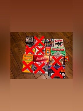 Assorted board game bundle choose four board games READ DESCRIPTION PLEASE!